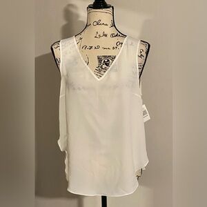 NWT 1.STATE Sleeveless Crossover Layer Top